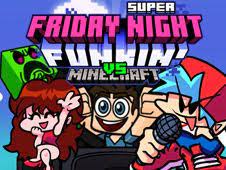 Play Super Friday Night Funki Vs Minecraft Game