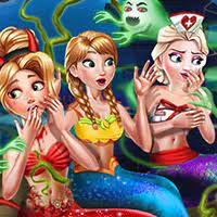 Play Mermaid Haunted House Game