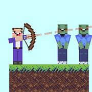 Play Mr Noob vs Zombies Game