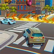 Play 2 Player 3D City Racer Game