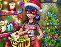 Play Dotted Girl Christmas Shopping Game