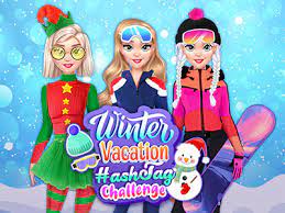 Play Winter Vacation #Hashtag Challenge Game