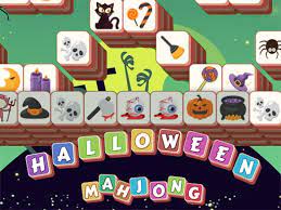 Play Halloween Mahjong Tiles Game