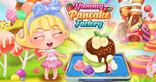 Play Yummy Pancake Factory Game