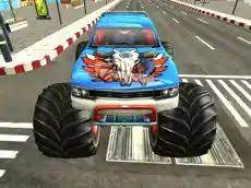 Play Monster Truck City Parking Game