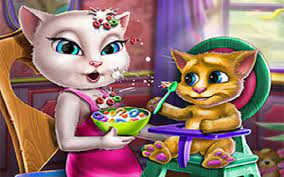 Play Angela Toddler Feed Game