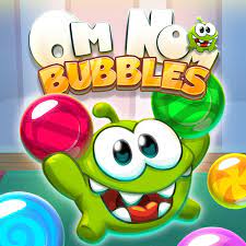 Play Om Nom Bubbles Game