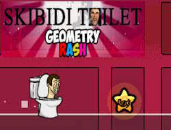 Play Skibidi Toilet Geometry Rush Game
