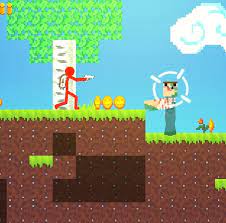 Play Red Stickman vs Monster School Game