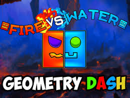 Play Fire and Water Geometry Dash Game