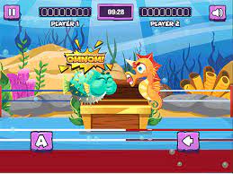 Play Sea Monster Food Duel Game