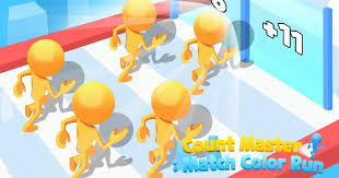 Play Count Masters Match Color Run Game