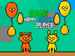 Play Sprunki Happy Easter 2 Player Game