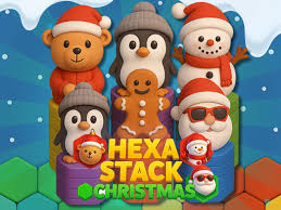 Play Hexa Stack Christmas Game