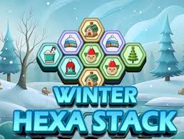 Play Winter Hexa Stack Game