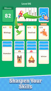 Play Card Solitaire: Word Game