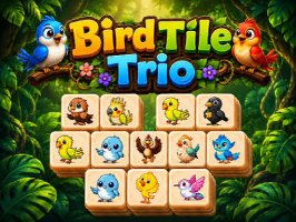 Play Bird Tile Trio Game